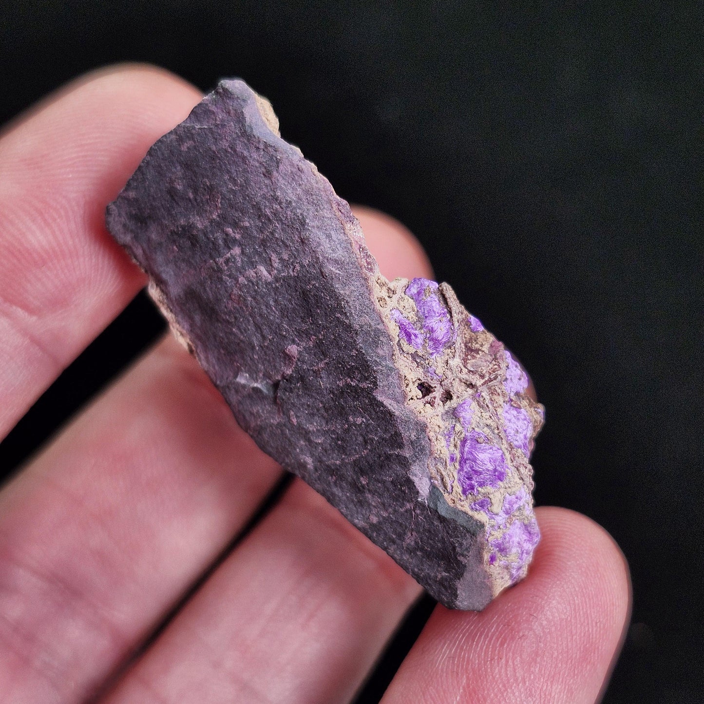 Fibrous Sugilite Specimen: Raw South African Sugilite