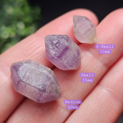 Hourglass Amethyst Crystal
