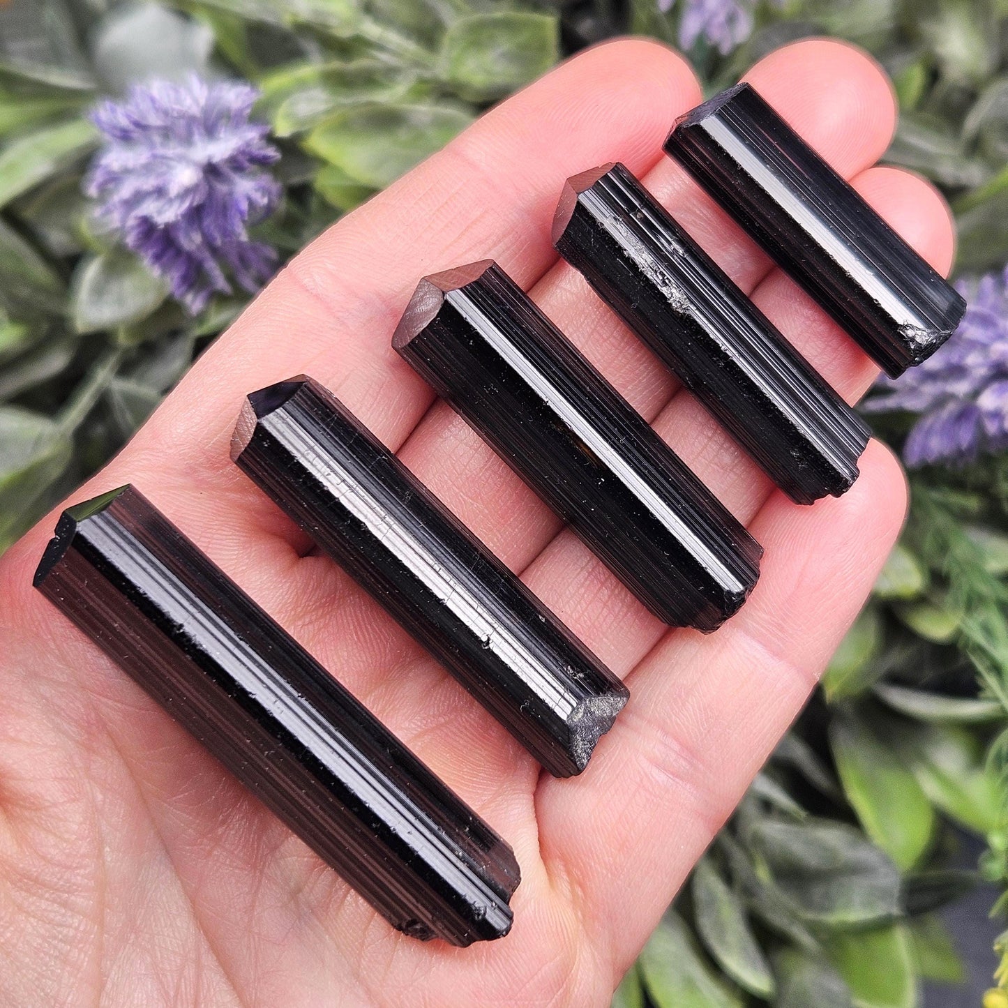 Terminated Black Tourmaline Crystal