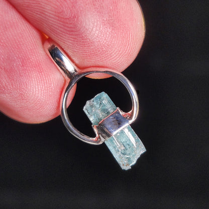 Blue Tourmaline Pendant