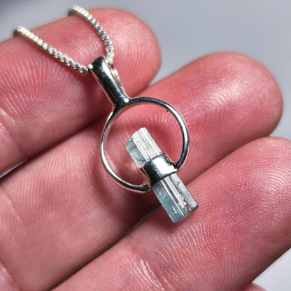 Blue Tourmaline Pendant