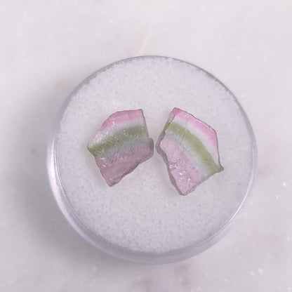 Watermelon Tourmaline Slices