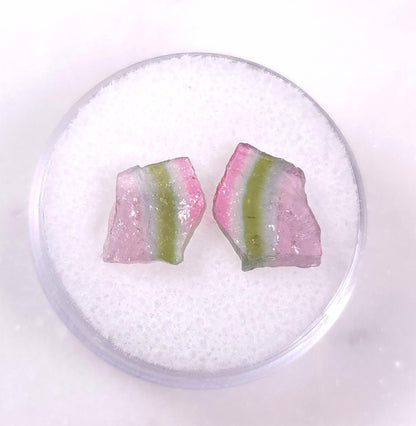 Watermelon Tourmaline Slices
