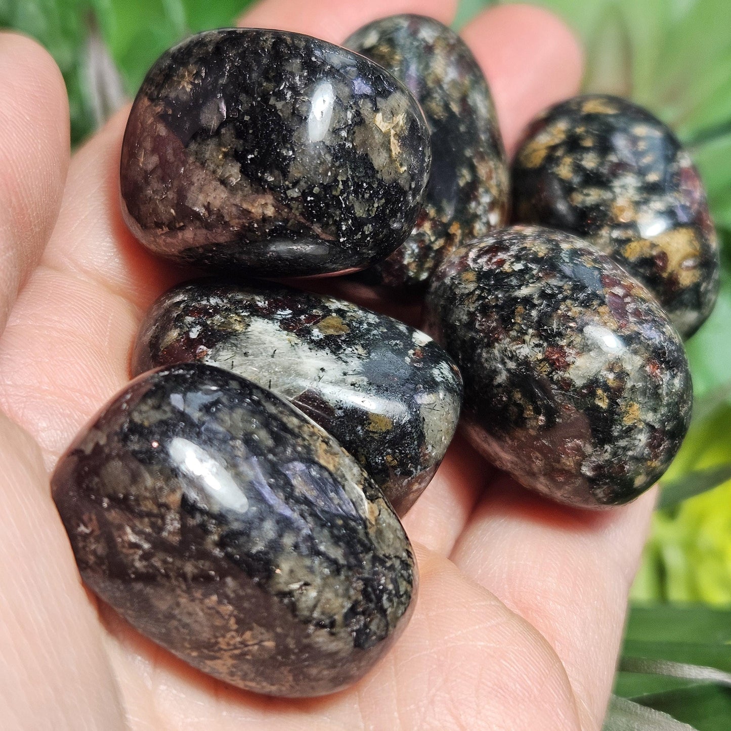 Eudialyte Crystal / Polished Eudialyte / Tumbled Eudialyte / Eudialyte Stone / UV Reactive / Rare Crystal / Polished Crystal / Heart Chakra