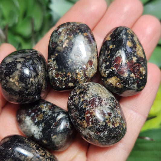 Eudialyte Crystal / Polished Eudialyte / Tumbled Eudialyte / Eudialyte Stone / UV Reactive / Rare Crystal / Polished Crystal / Heart Chakra