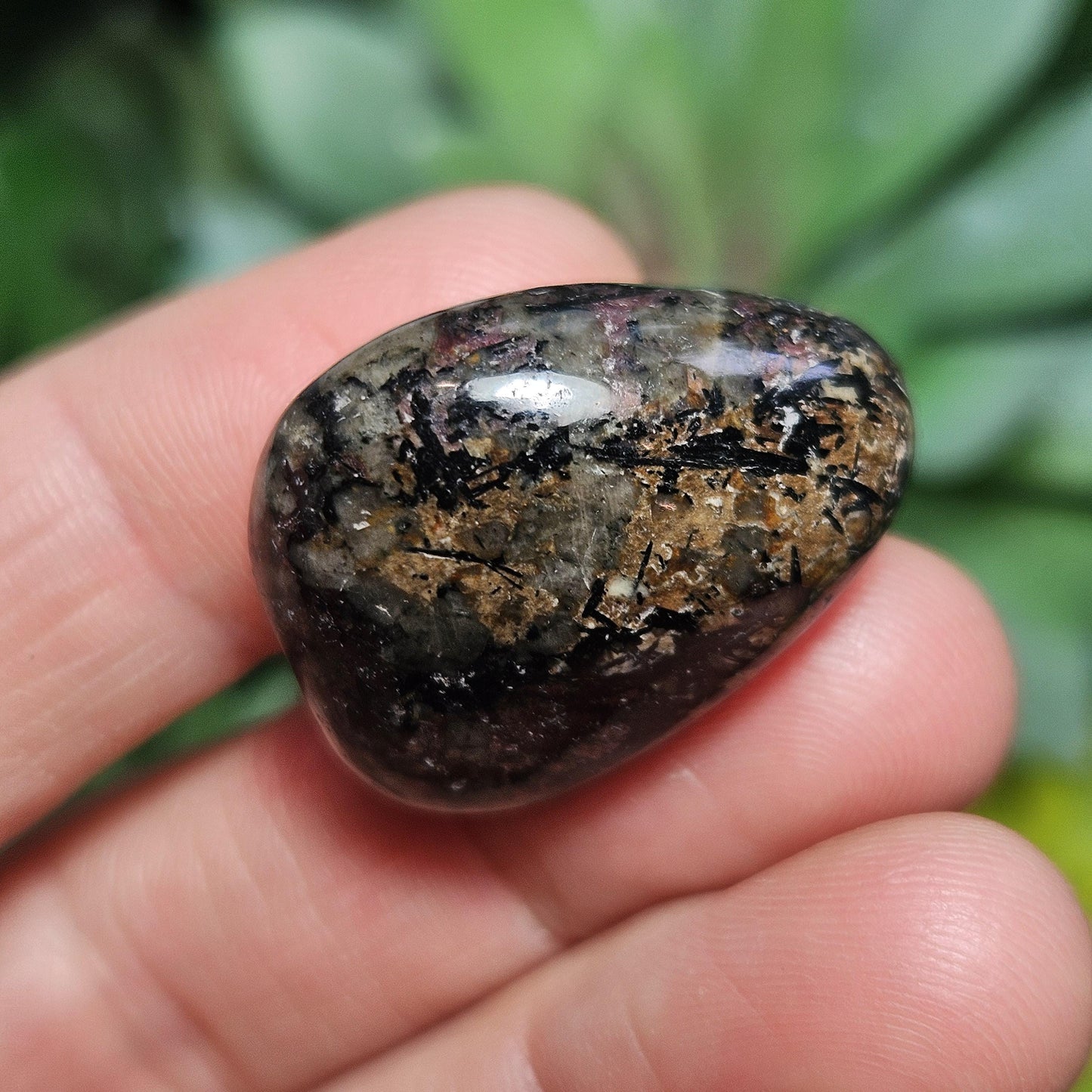 Eudialyte Crystal / Polished Eudialyte / Tumbled Eudialyte / Eudialyte Stone / UV Reactive / Rare Crystal / Polished Crystal / Heart Chakra