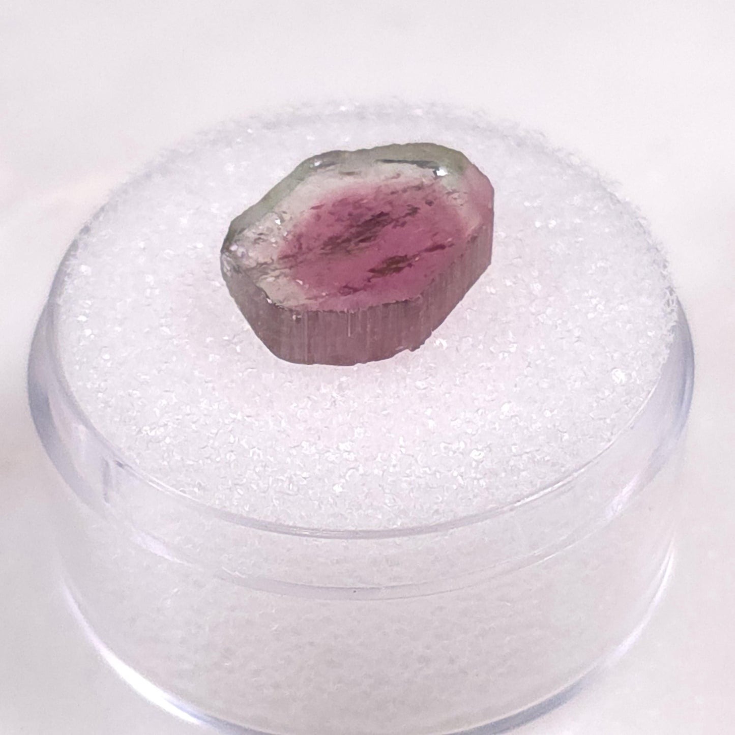 Watermelon Tourmaline Slice