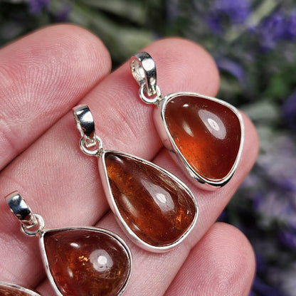 Spessartine Garnet Pendant