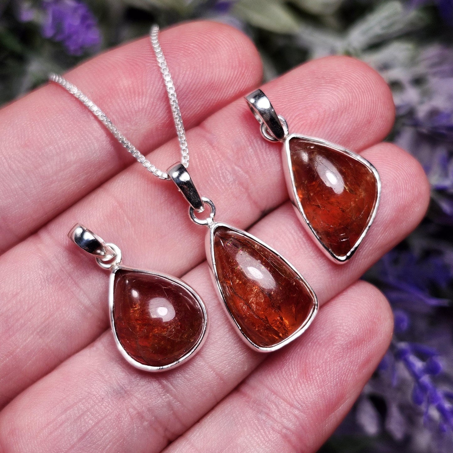 Spessartine Garnet Pendant