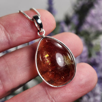 Spessartine Garnet Pendant
