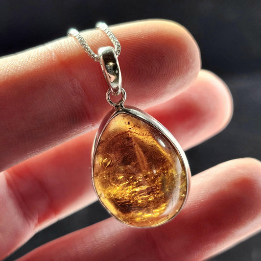 Spessartine Garnet Pendant