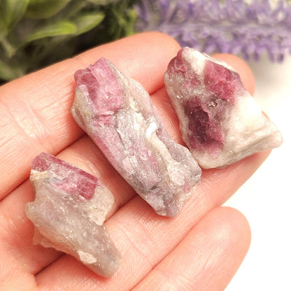 Pink Tourmaline & Lepidolite Crystal