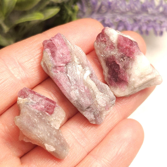 Pink Tourmaline & Lepidolite Crystal