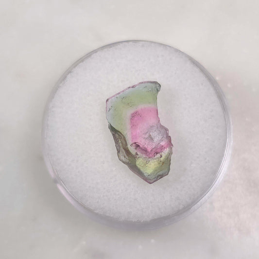 Watermelon Tourmaline Slice