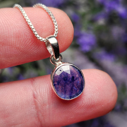 Blue Sapphire Pendant