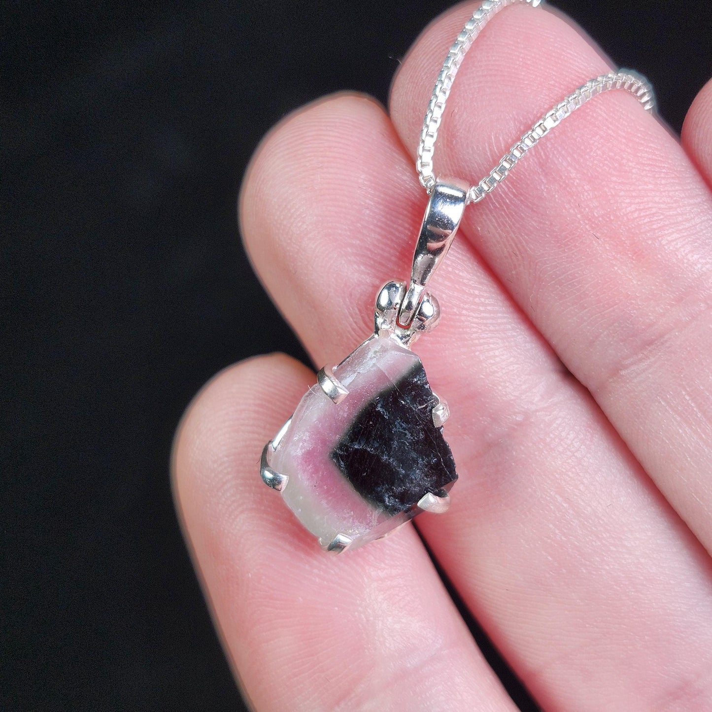 Watermelon Tourmaline Pendant