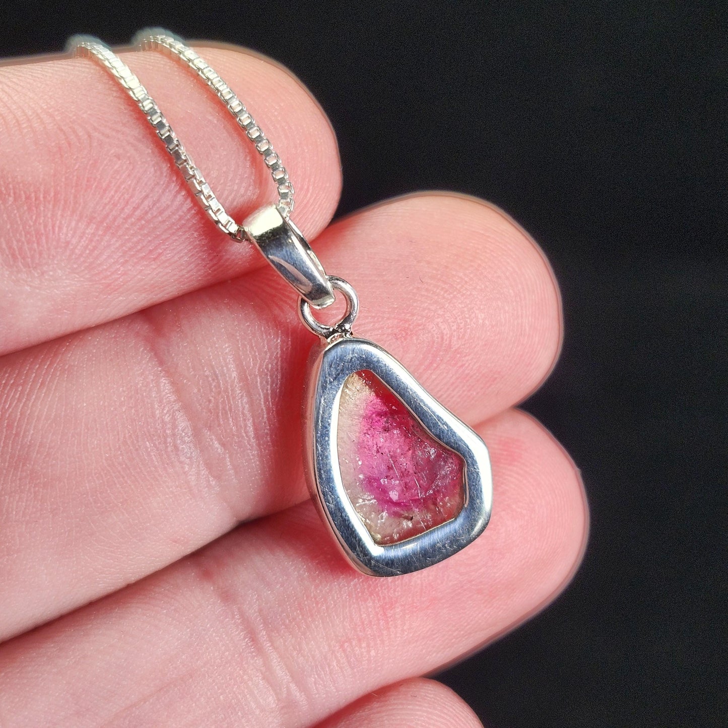Watermelon Tourmaline Pendant