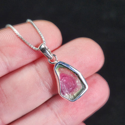 Watermelon Tourmaline Pendant