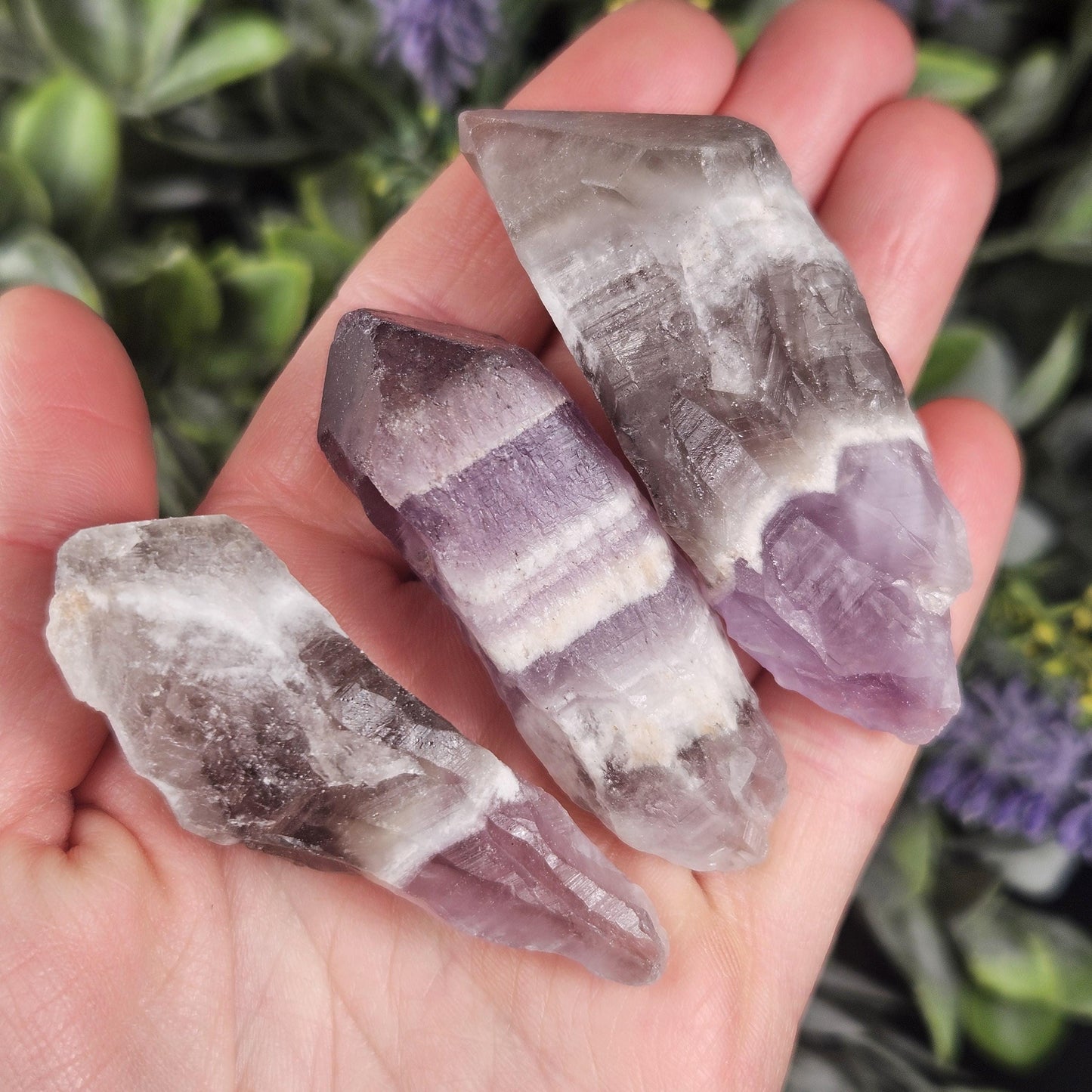 Dog Tooth Smoky Amethyst Crystal