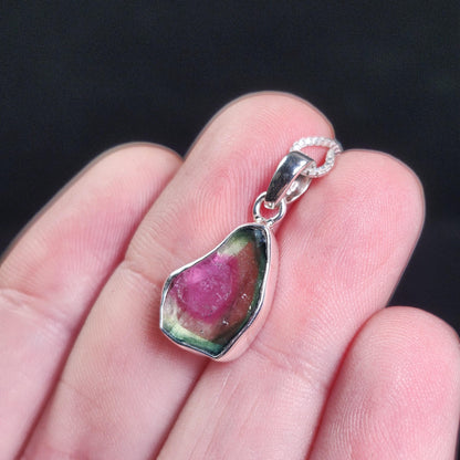 Watermelon Tourmaline Pendant