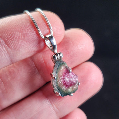 Watermelon Tourmaline Pendant