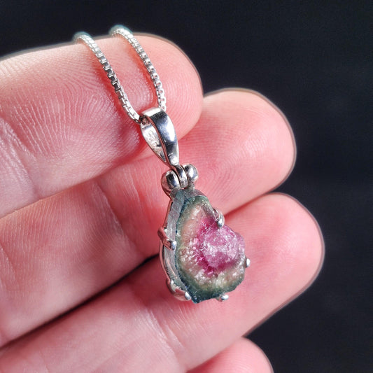 Watermelon Tourmaline Pendant