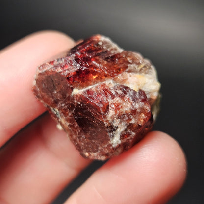 Red Zircon Crystals