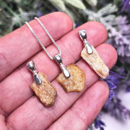 Golden Phenacite Pendant