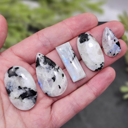 Rainbow Moonstone & Black Tourmaline