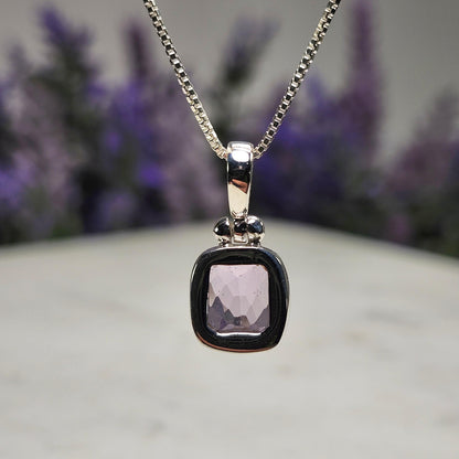 Faceted Kunzite Pendant