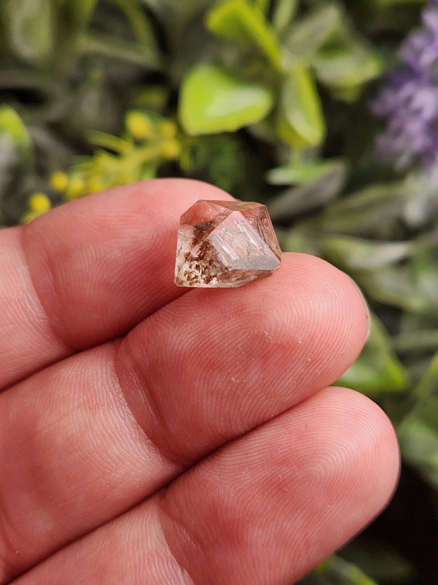 Italian UV Elestial Quartz from Tuscany