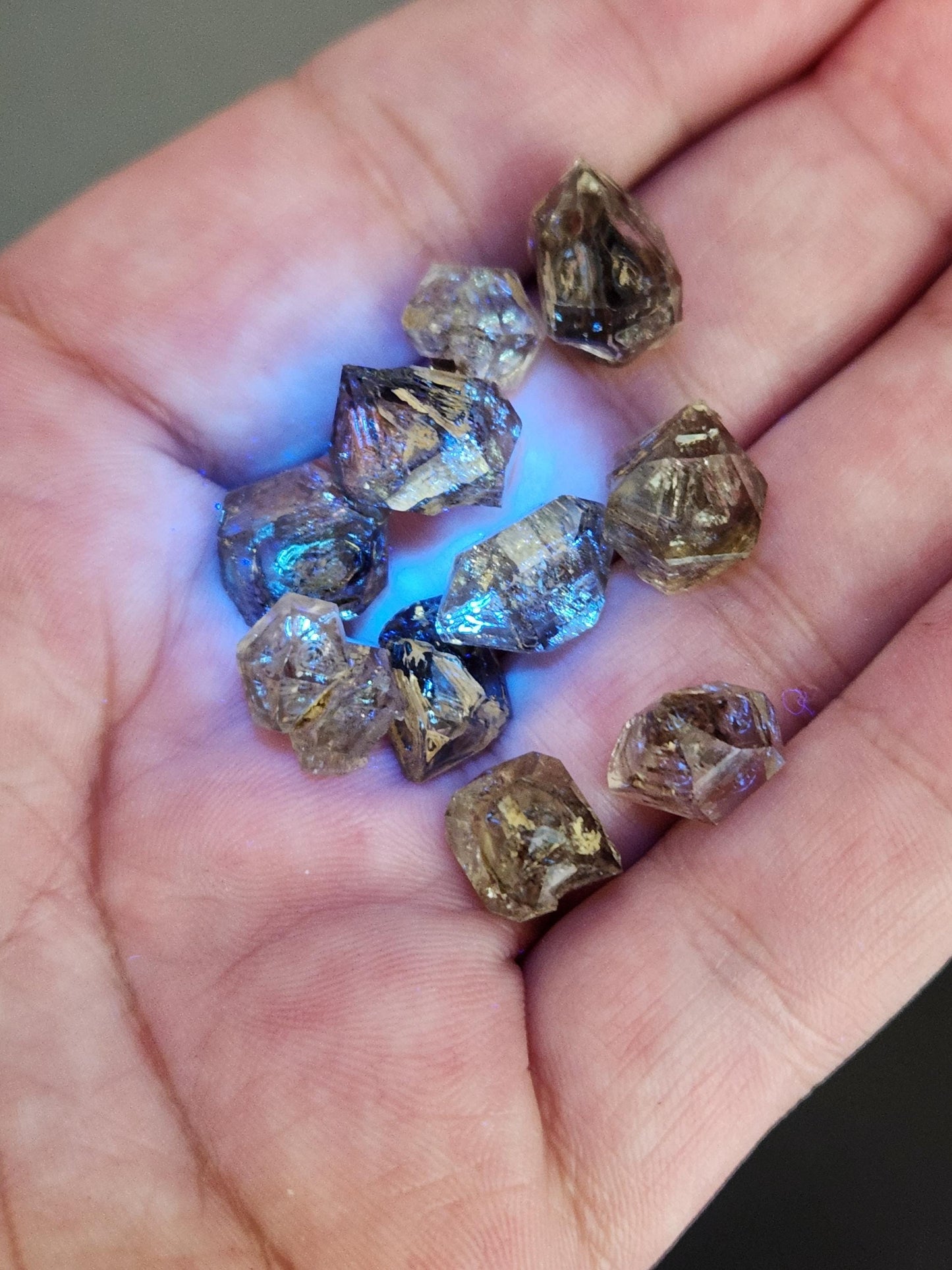 Italian UV Elestial Quartz from Tuscany
