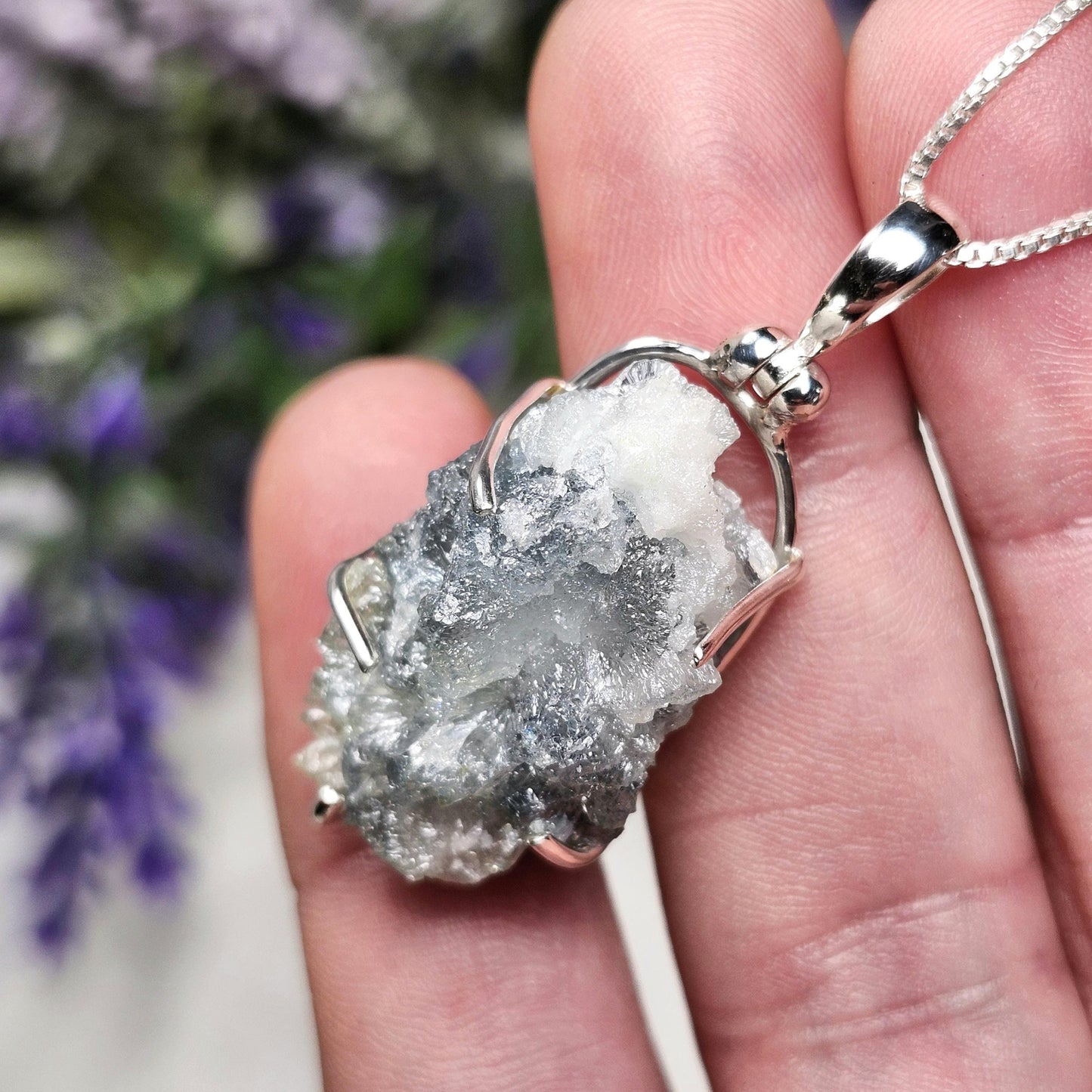 Blue Zincite Pendant