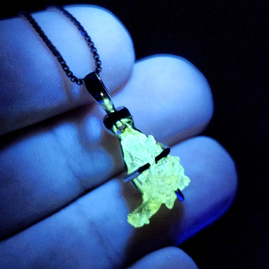Yellow Zincite Pendant