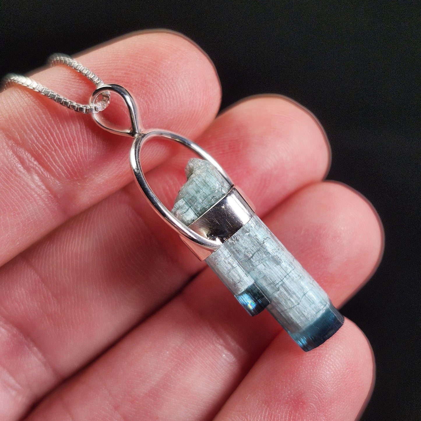 Cats Eye Tourmaline Pendant