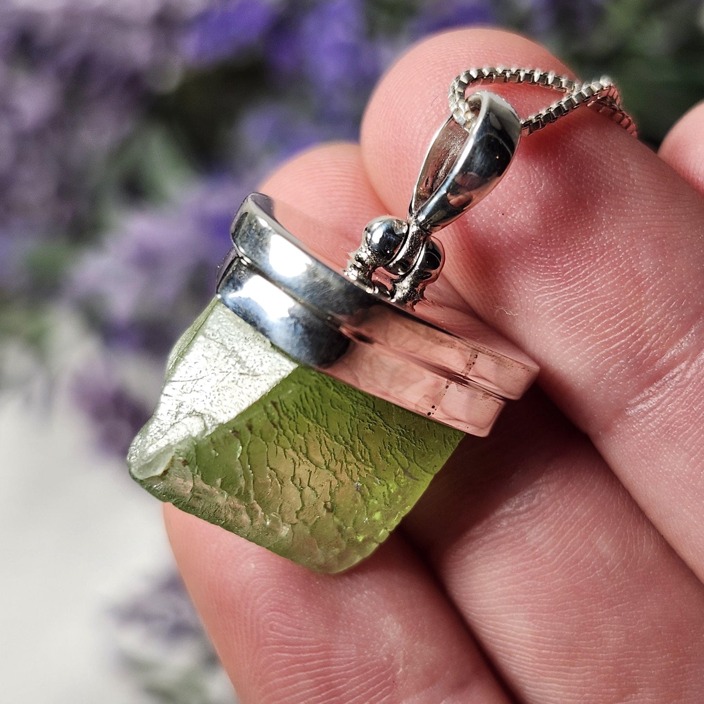 Terminated Peridot Pendant