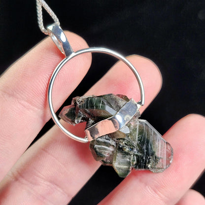 Green Phantom Quartz Pendant