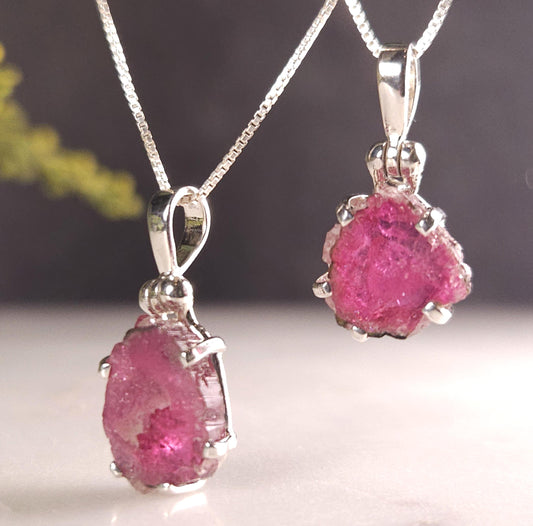 Pink Tourmaline Pendant