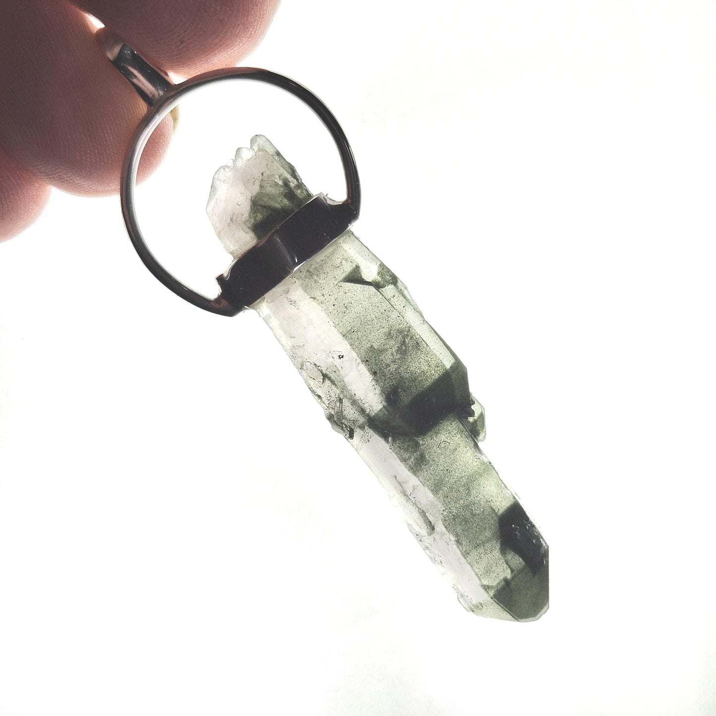 Green Phantom Quartz Pendant
