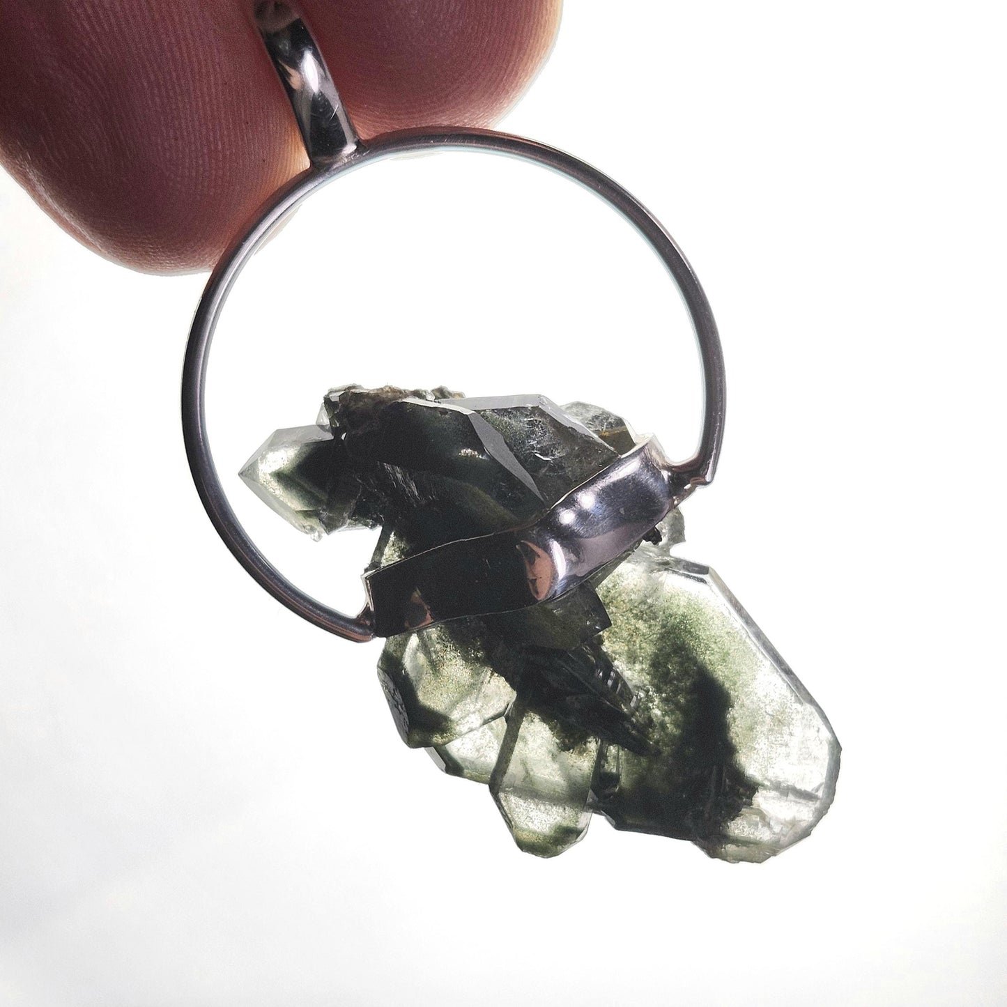 Green Phantom Quartz Pendant