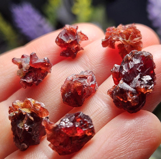 Etched Garnet Crystal