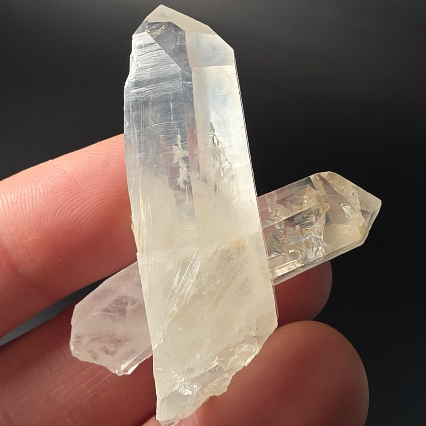 Blue Needle Lemurian Crystals