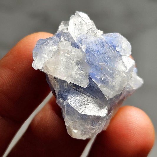 Fibrous Periwinkle Dumortierite Crystal