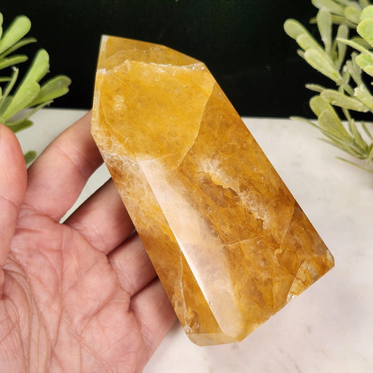 Golden Healer Quartz Tower