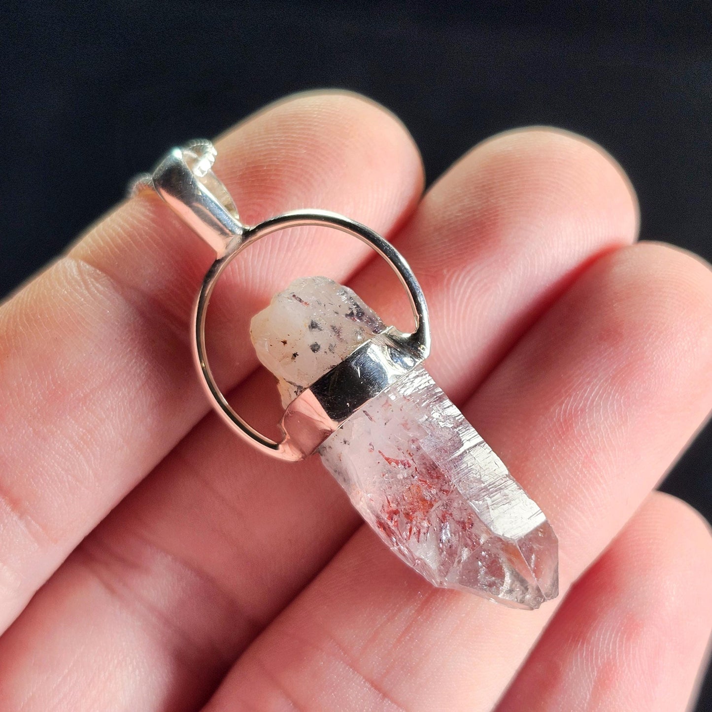 Red Phantom Quartz Pendant