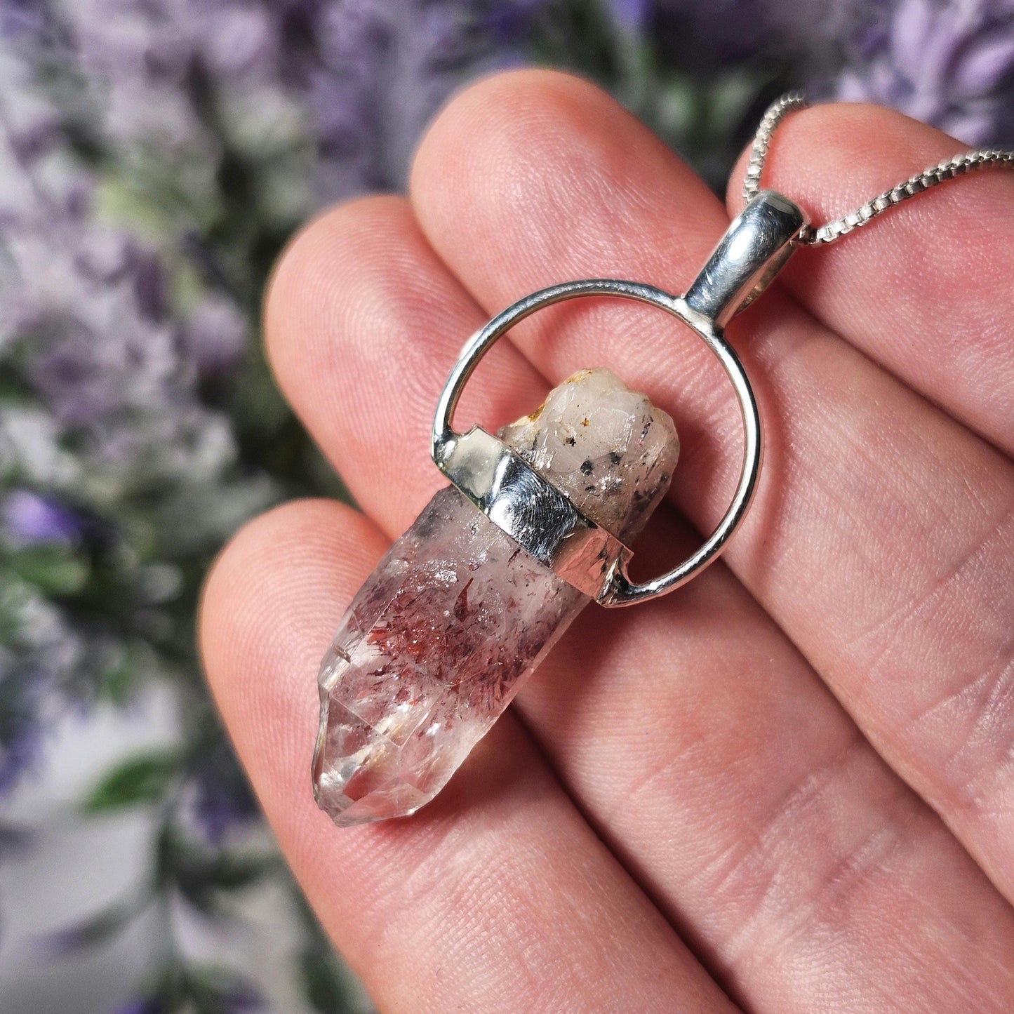 Red Phantom Quartz Pendant