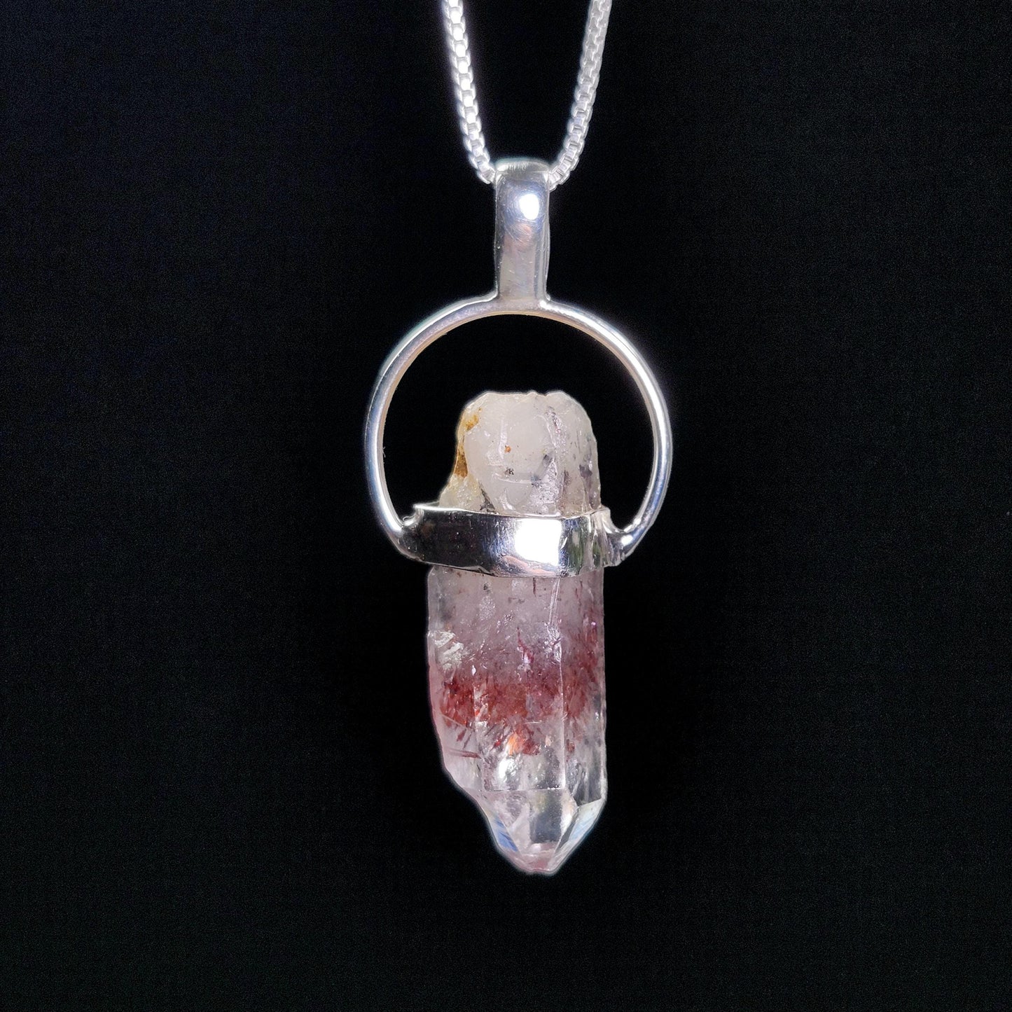 Red Phantom Quartz Pendant