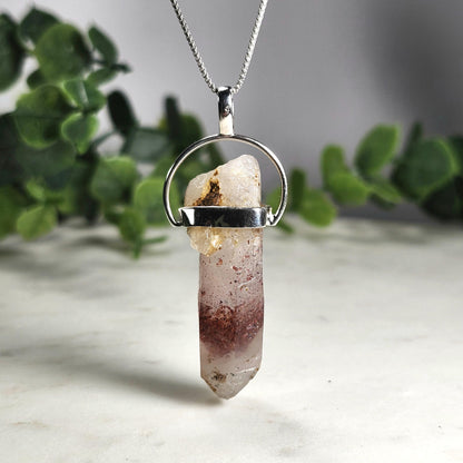 Red Phantom Quartz Pendant