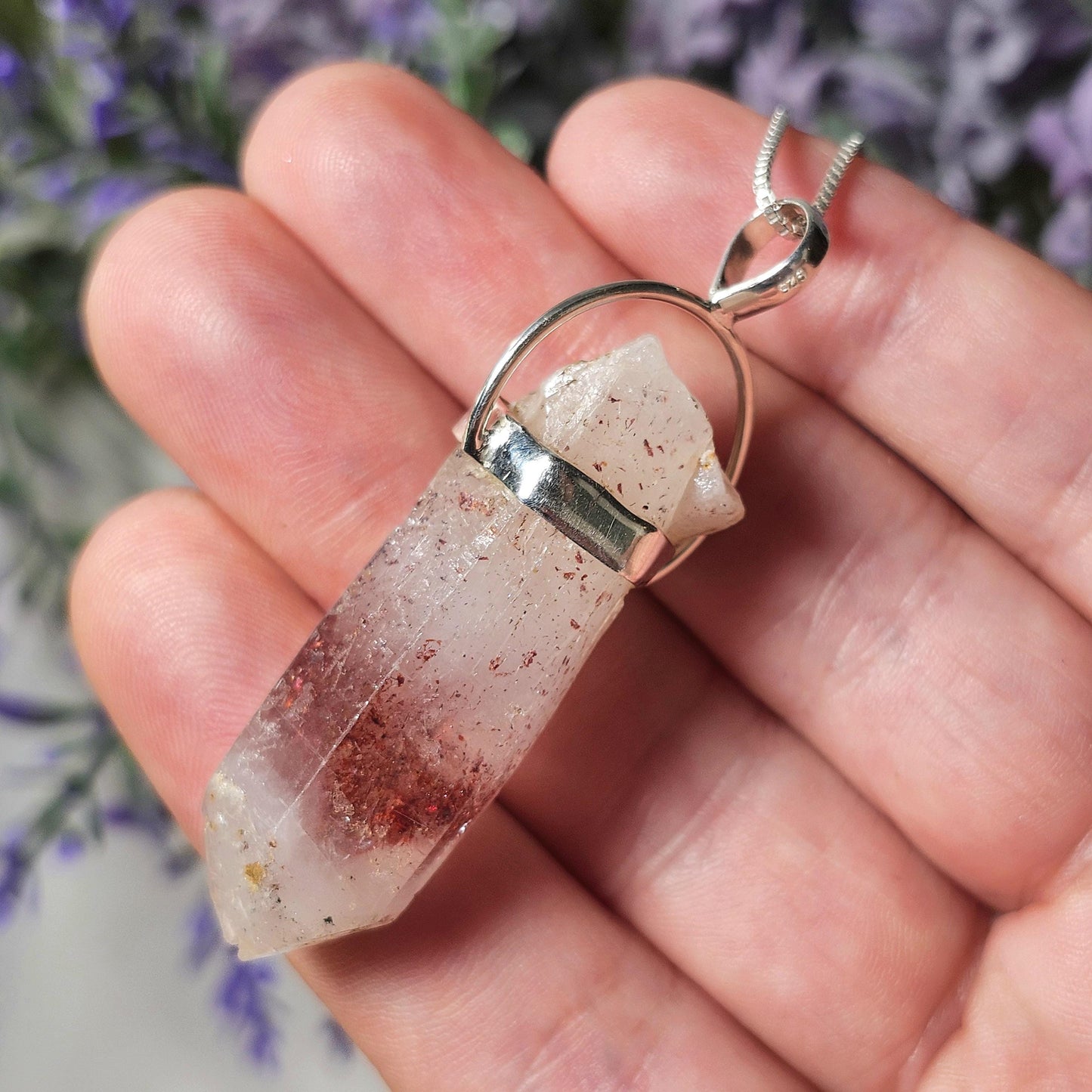 Red Phantom Quartz Pendant