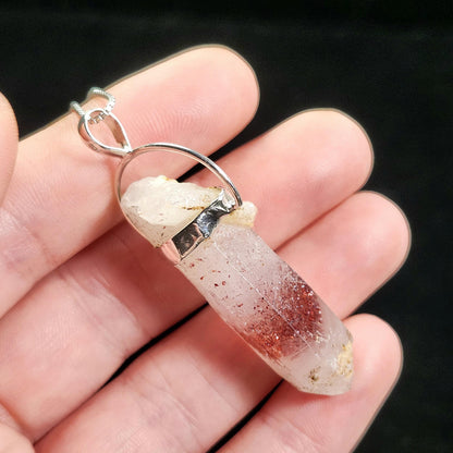 Red Phantom Quartz Pendant